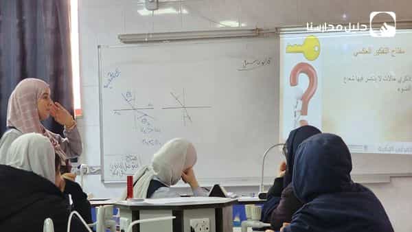 قانون سنل أحد عناوين حصص الفيزياء الشيقة للصف التاسع