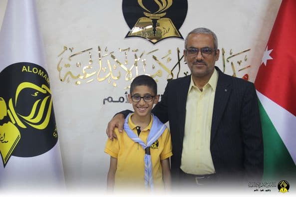 تبارك مدارس الأمم الإبداعية للطالب الأممي المميز آدم حازم فوزه بالمراكز الثلاث