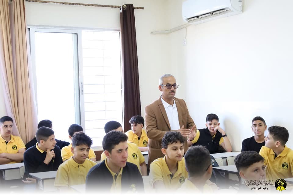 قام المدير العام لمدارسنا الأستاذ محمود جبر متعب بجولة تفقدية