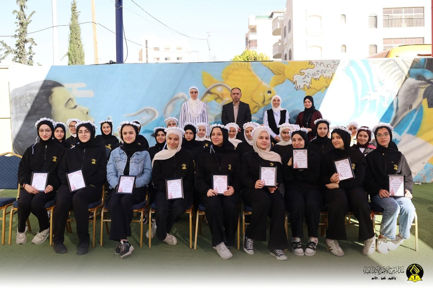 توجت مدارس الأمم الإبداعية طالباتها في حفل الحجاب