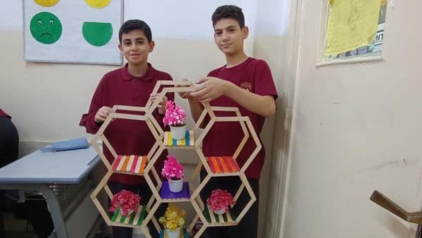 جانب من تطبيق الحصص العملية في مادة التربية المهنية🌷