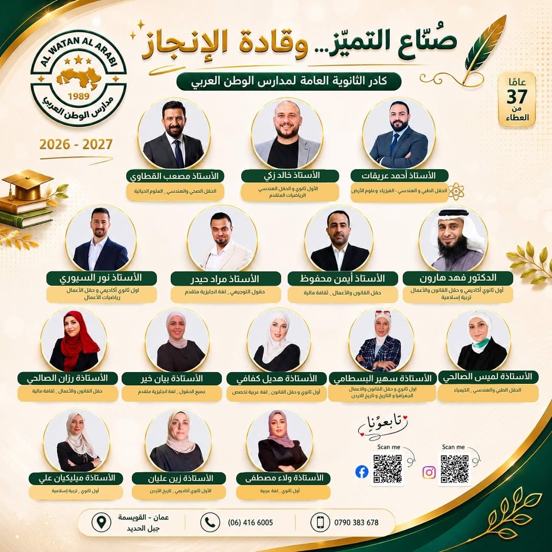 🎓 صُنّاع التميّز... وقادة الإنجاز