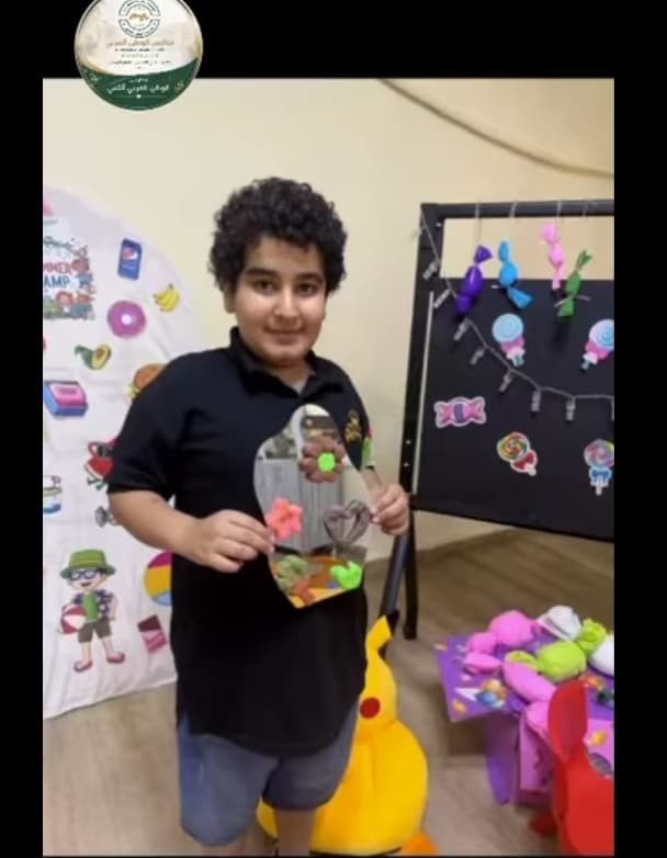 اليوم الثاني من النادي الصيفي كان مليئاً بالحماس والفرح! 🌞