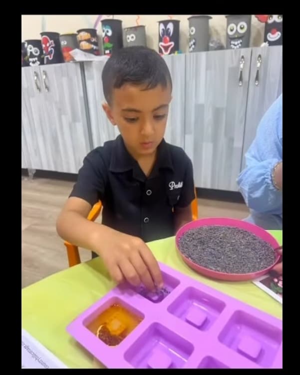نشاط اليوم العاشر من النادي الصيفي ✨🧼