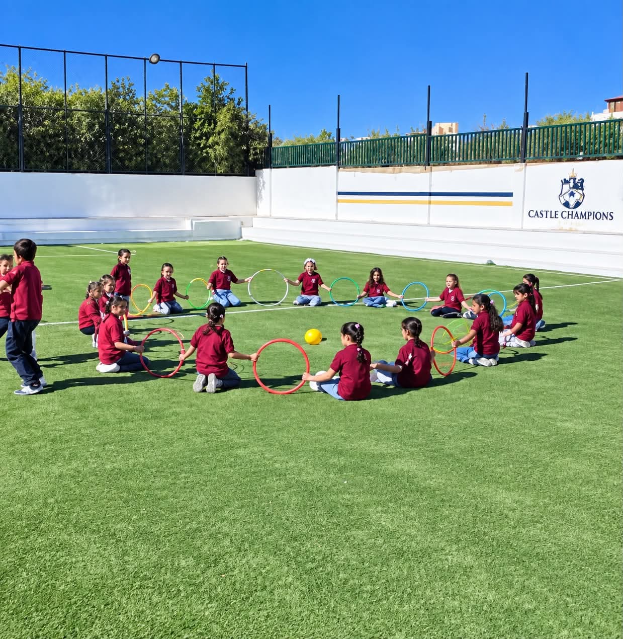 A Physical Education Class Full of Activity and Fun