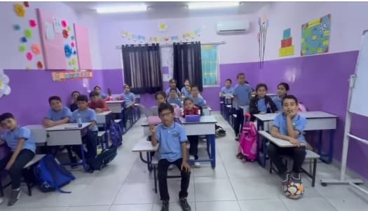 حصة النشاط للصف الثالث ب