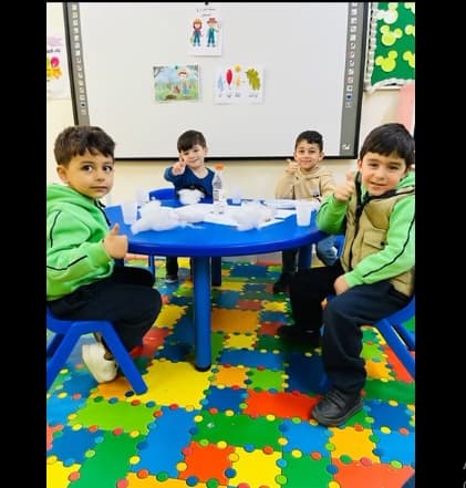 شعبة بستان الطفولة مع نشاط زراعة العد