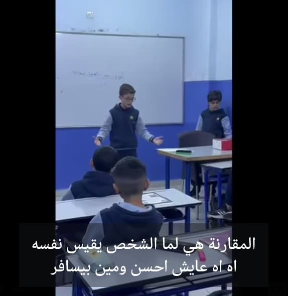 لقطات مميزة من إبداع طلابنا قي المعلم الصغير