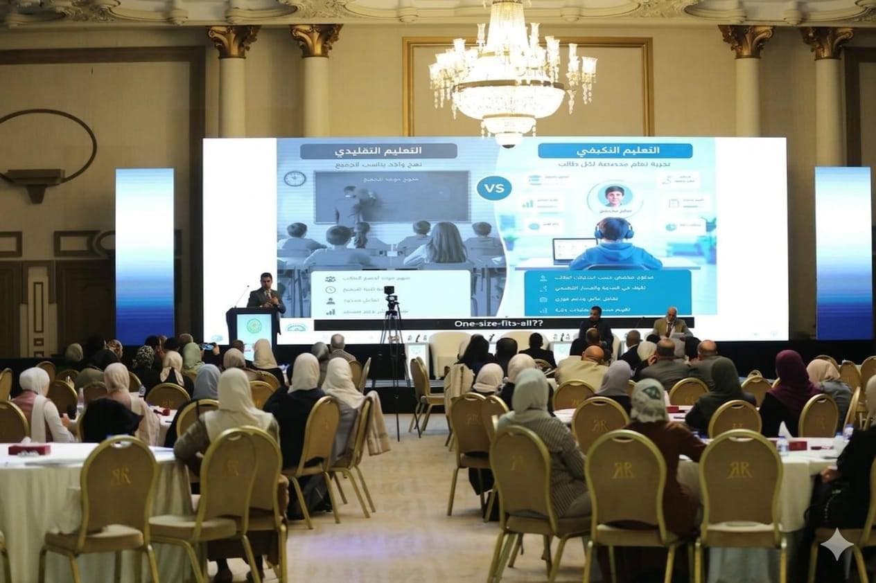 مشاركة مدرستنا في مؤتمر التعليم الإلكتروني الحادي عشر بعنوان "المعلم الرقمي بين التحدي والريادة"