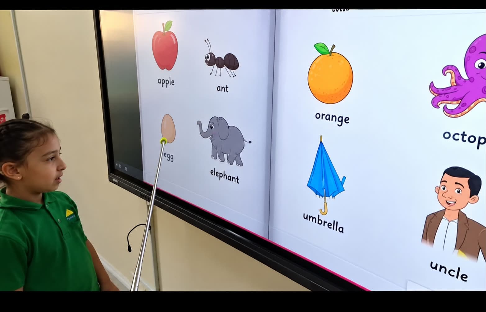 They learned to recognize and pronounce vowel sounds