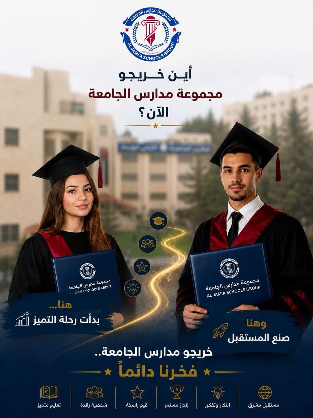 University school graduates… the start of excellence and shaping the future