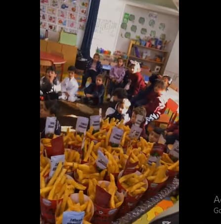 potato day for kindergarten.
