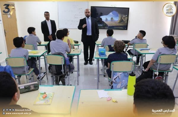 اجواء العودة إلى المدرسة في ثانوية البنين