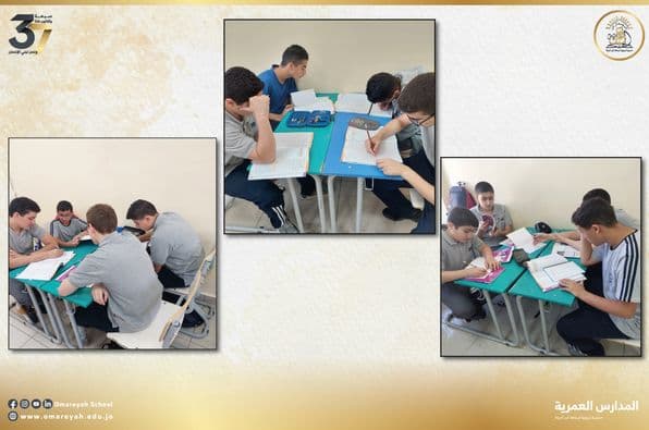 An interesting English class was given to students of grade 9 by teacher Amjad