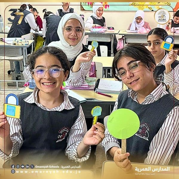 قامت المعلمة أفنان جرادات بتنفيذ مجموعة من الحصص المتنوعة للصف السادس