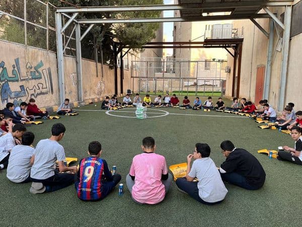قام فريق "غراس الخير" بعمل نشاط مختلف ونوعي لطلبة الصف الثامن