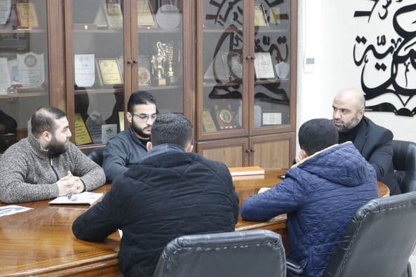اجتمع مدير ثانوية البنين الأستاذ عبادة الحياري مع قسم الإرشاد في الثانوية للإطلاع على الخطة السنوية