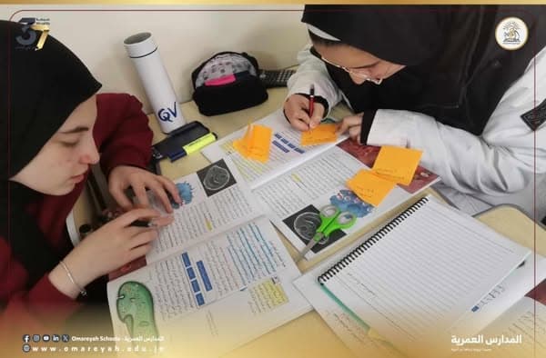مقتطفات من حصص الأحياء بإشراف المعلمة أماني زعيتر