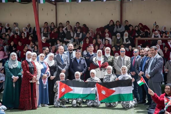احتفال وطني بهيج في المدارس العمرية بمناسبة يوم العلم الأردني
