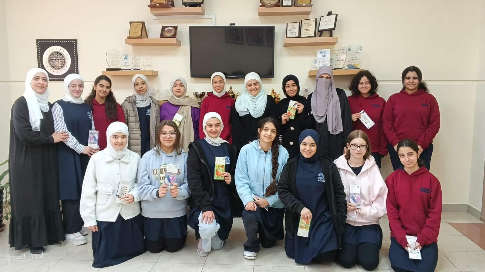 نبارك لطالباتنا  التقدم ونرجو لهن مزيدًا من التميز والنجاح