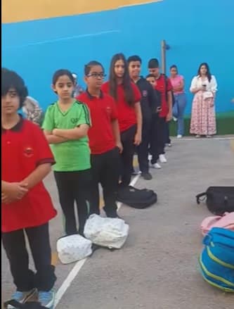 ما في أحلى من لمتنا الصبح في الطابور الصباحي