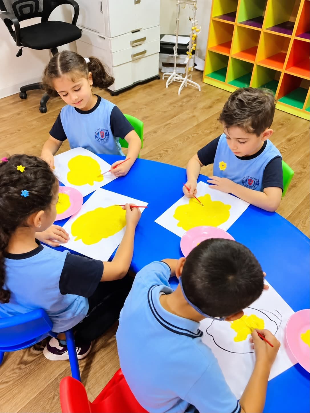 استمتع  السنافر بأجواء ممتعة خلال نشاط الليمون