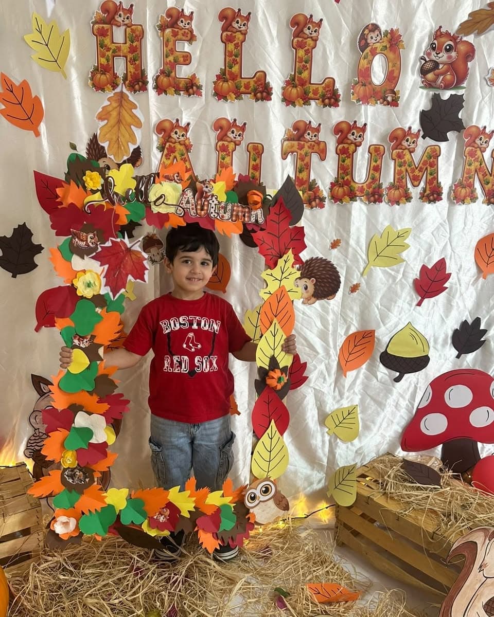 We welcomed autumn with our kids in a fun and creative way