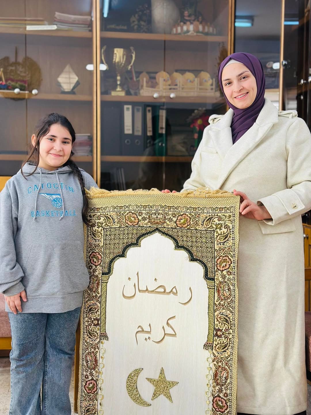 كل الشكر لطالبتي الجميلة ماريا بلال