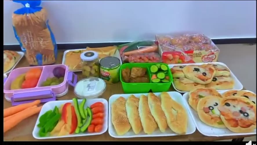 The activity of the first grade students with a healthy breakfast