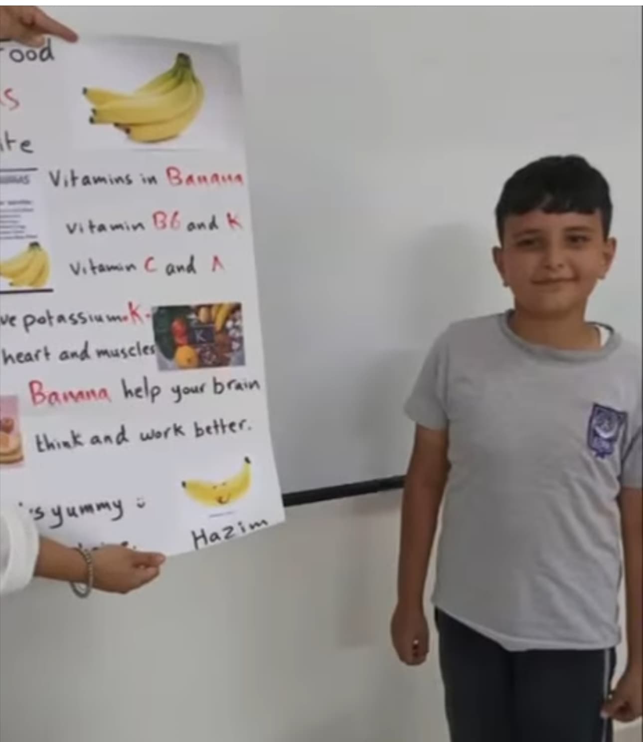 We had a special activity about healthy food
