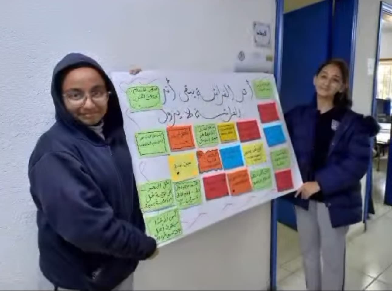 اليوم أبدع طلابنا ضمن اللجنة الأدبية و التطوعية
