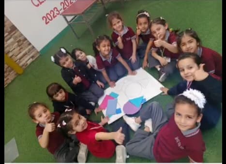نشاط الاشكال الهندسية للاطفال الحلوين