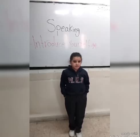 Second grade showed their outstanding performance in their speaking class