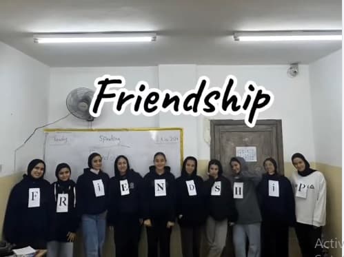 Ninth Grade emphasize the importance of friendship during speaking classes
