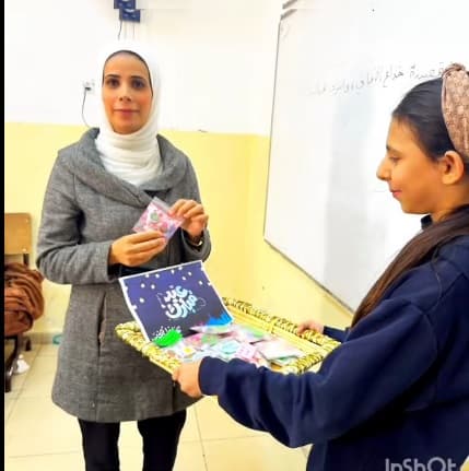 أحبَّ طالبات الصف السادس بمشاركة فرحة العيد