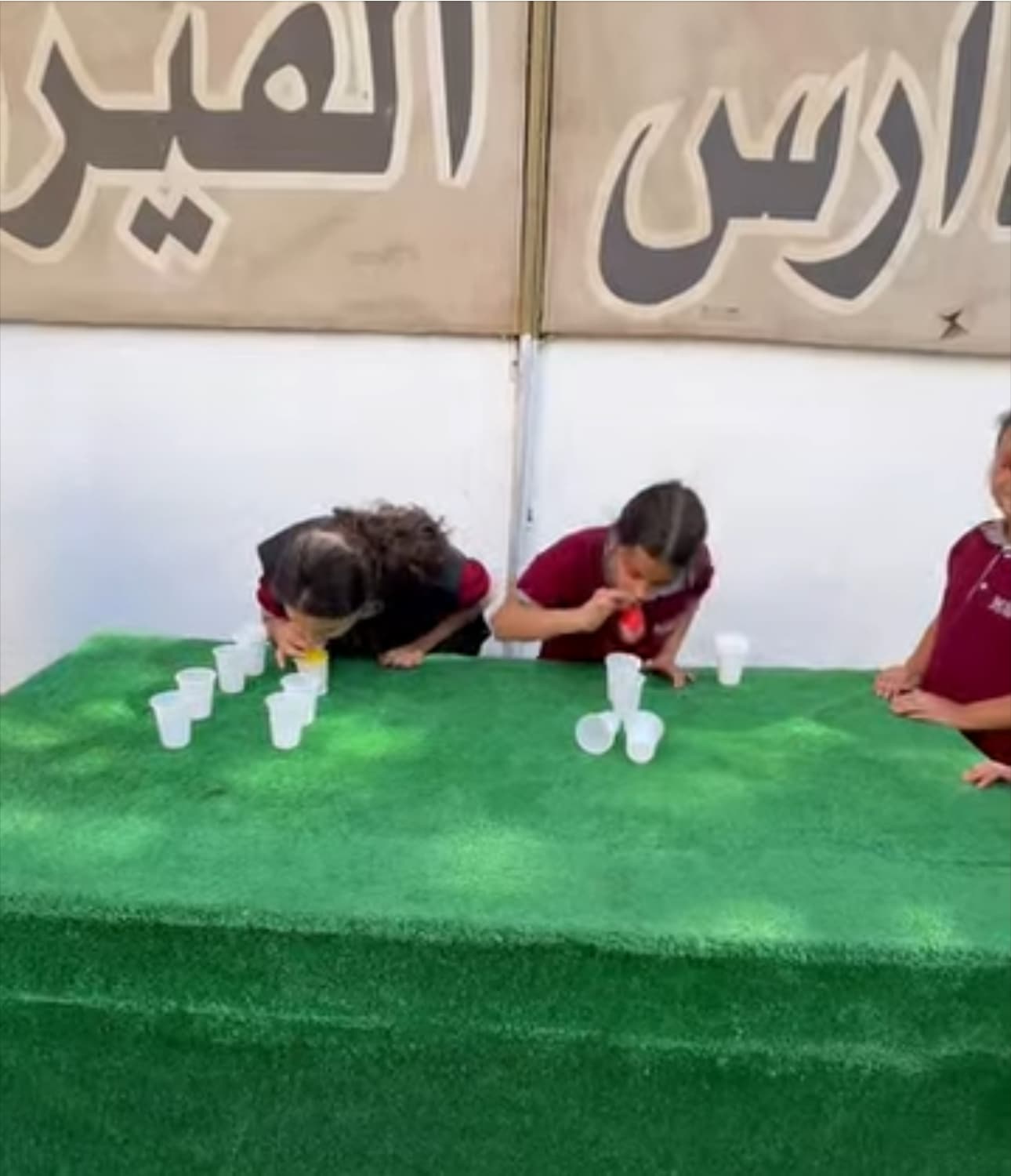 فعاليات حصة الرياضه لطالبات الصف الخامس