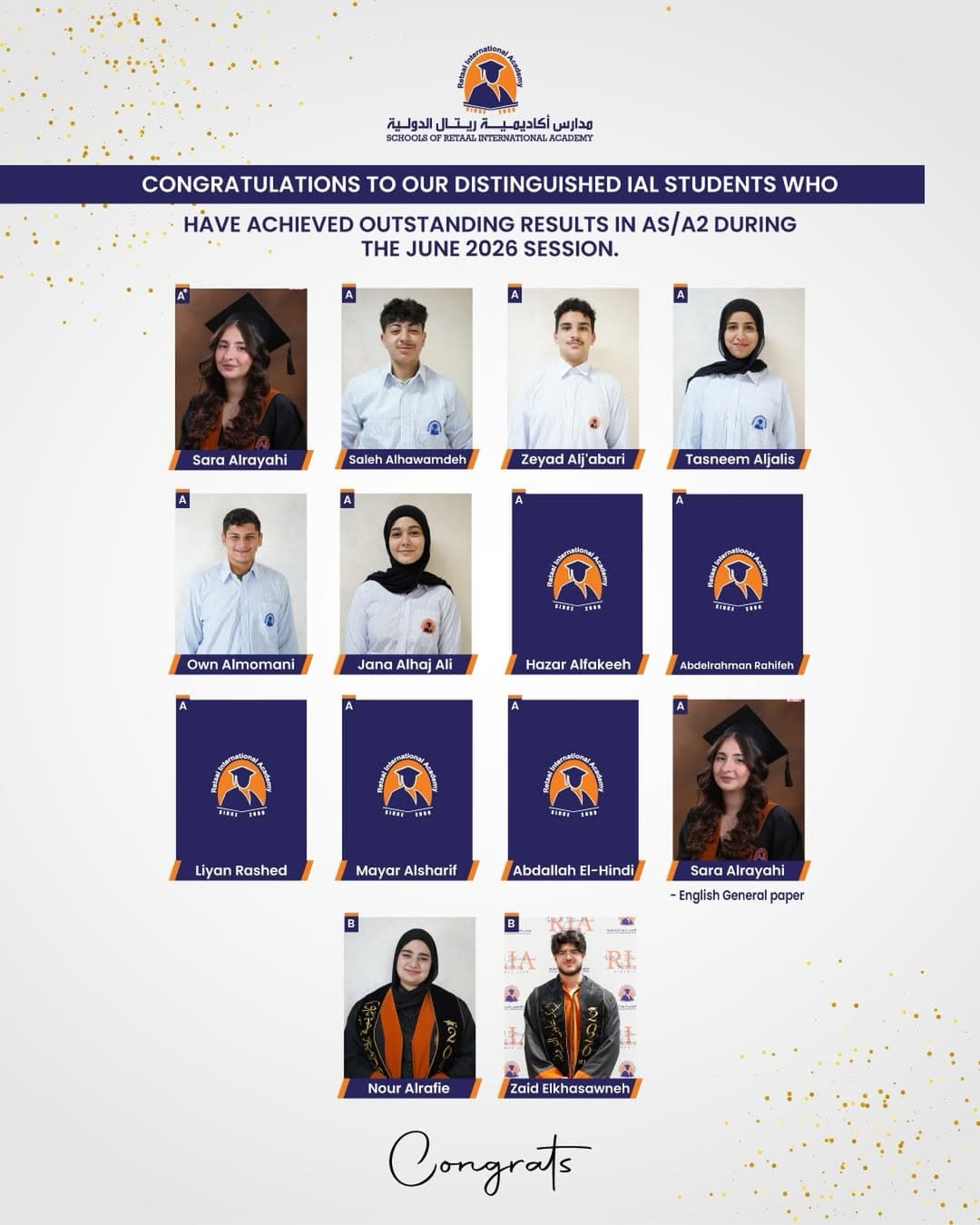 🏆 Rital International Academy students shine in IAL results