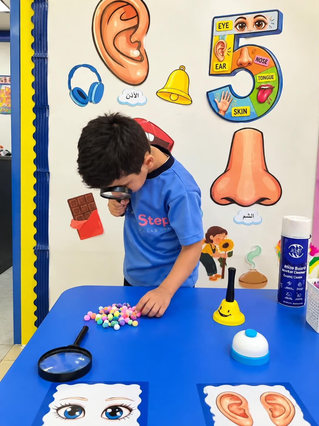 Today our kids had an experience full of discovery and excitement with the five senses