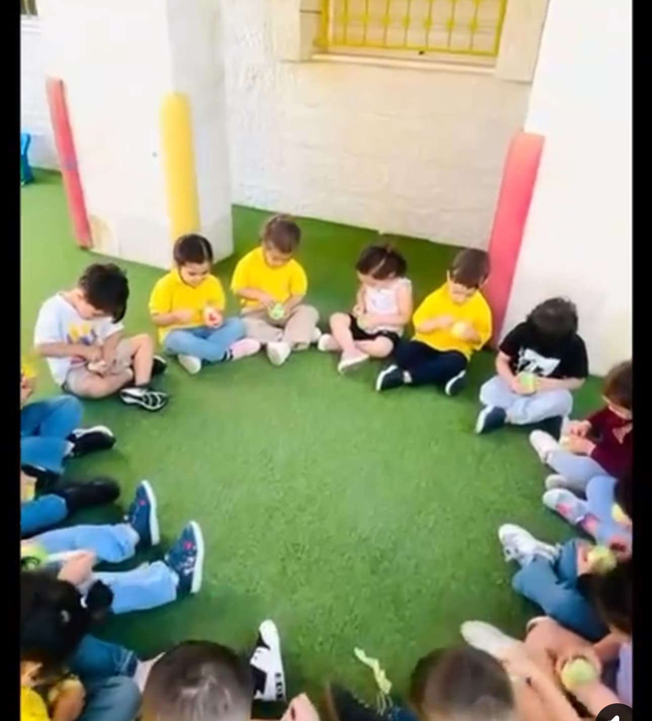 نشاط مونتيسوري للتآزر البصري الحسي