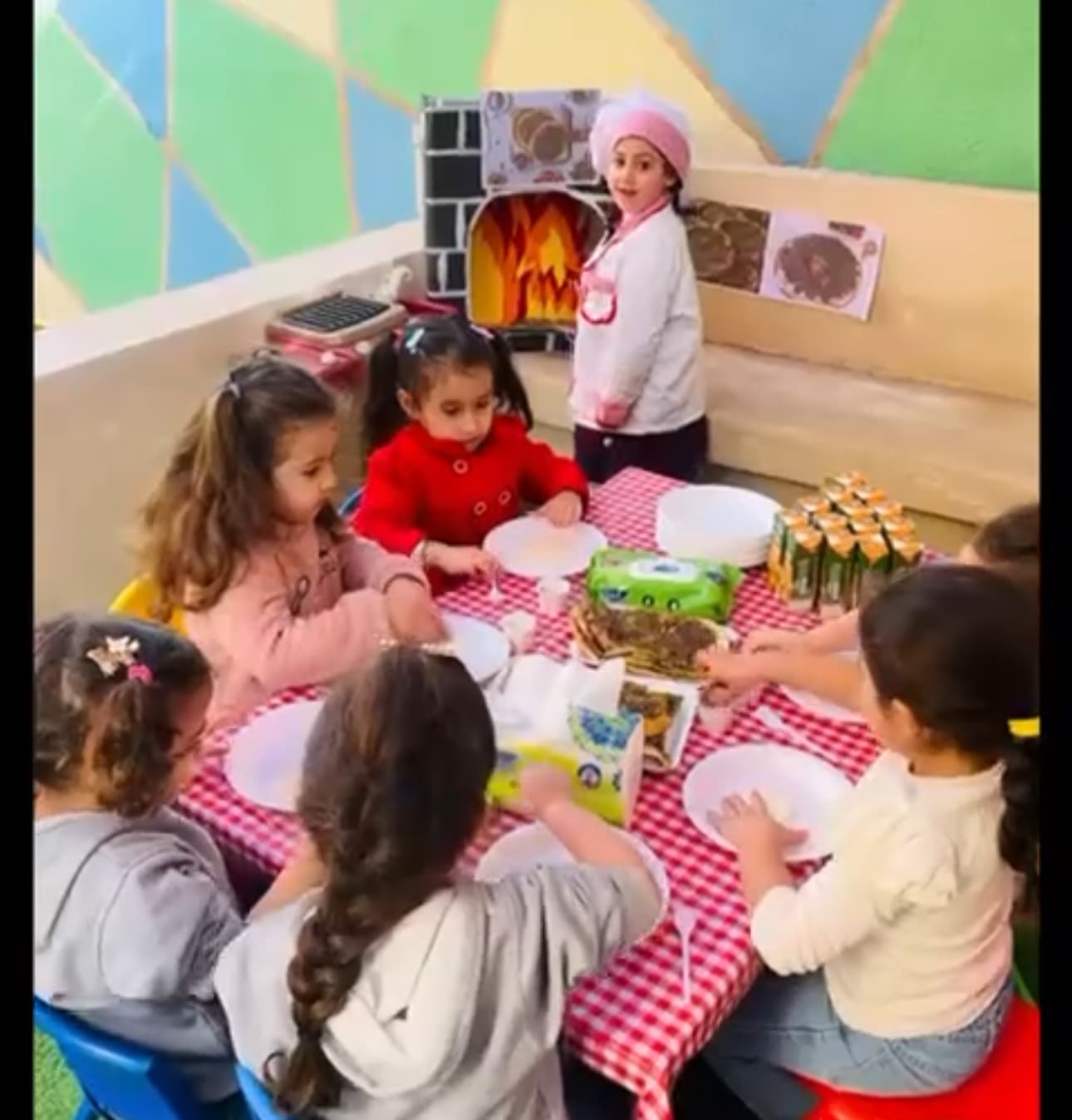 تعرفنا على حرف ( م ) منقوشة