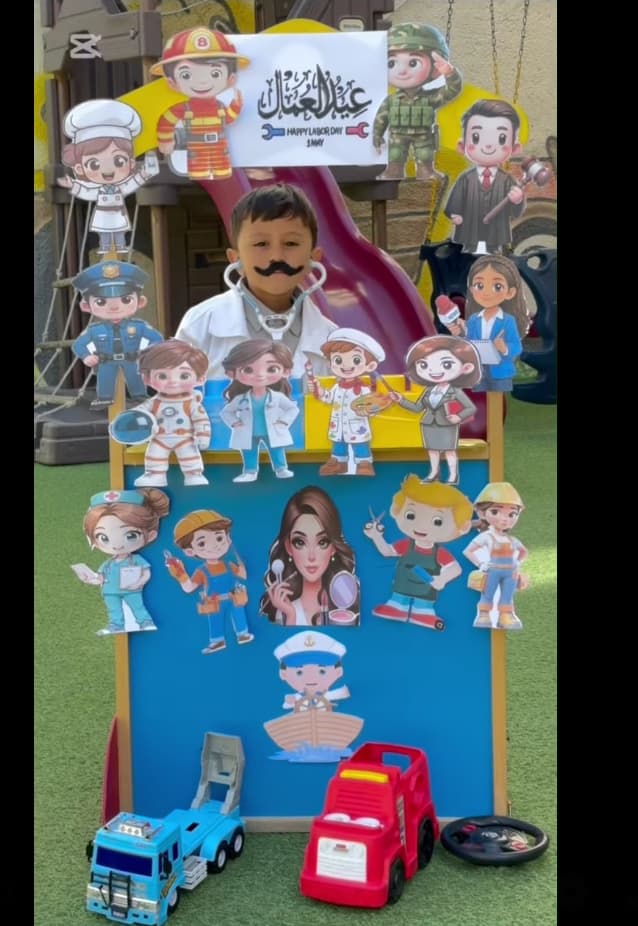 عيد العمال السعيد في روضتنا