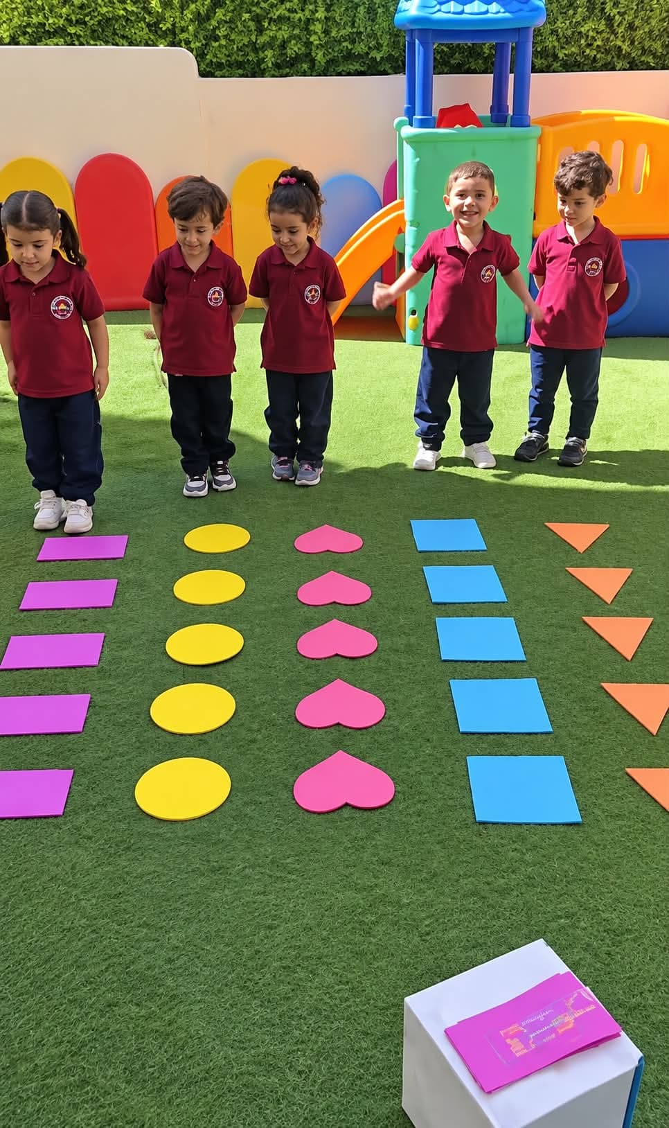 We learn shapes in a fun way