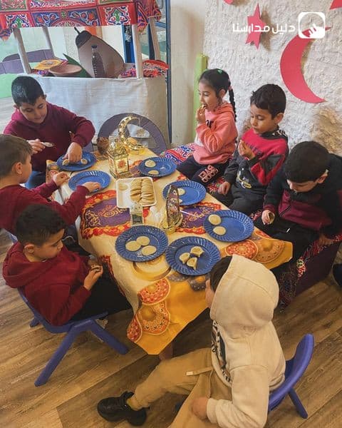 انشطة رمضان مع أطفال روضة التعلم النشط "قطايف رمضان الشهية "