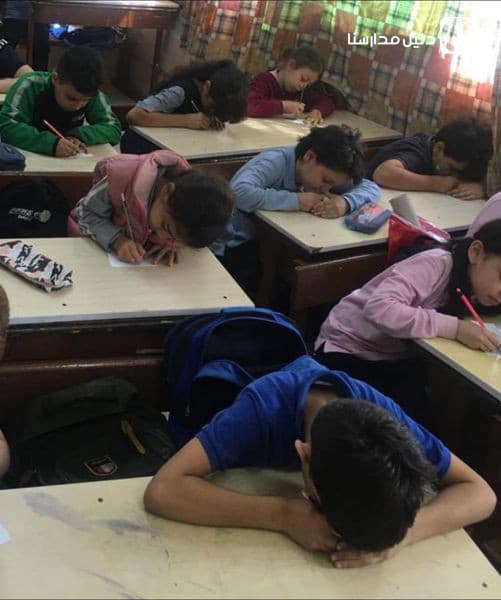 تم عقد الاختبار الوطني للصف الرابع تحت إشراف القائدة التربوية مديرة المدرسة أماني عميرة