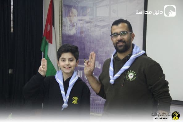 جانب من اللقاء الكشفي الأول للفصل الثاني  يوم الخميس