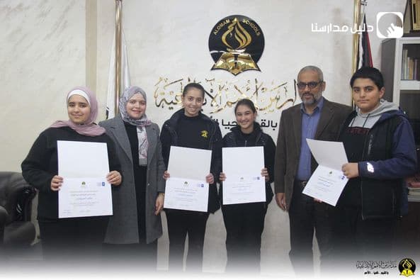 أسرة مدارس الأمم الإبداعية تهنئ كل من الطالب آسر حازم  و الطالب ليث بدارنة