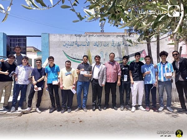 مقتطفات من متابعة إدارة مدارسنا لأبنائنا طلبة الثانوية العامة قبيل اختبارات الوزارة