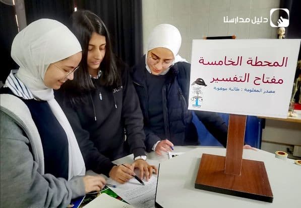 مختبراتنا ودرس نباتات معراة البذور مع طالبات الصف العاشر
