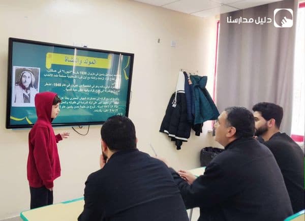 أنشطة قسم الاجتماعيات في ثانوية البنين.. مناقشة مشاريع الطلبة في مسابقة * (شخصيات إسلامية مؤثرة)*
