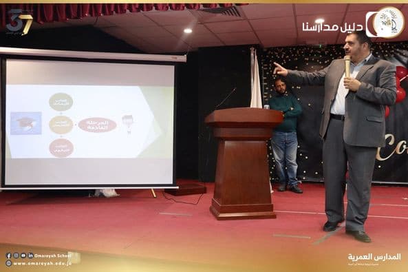 عقد في ثانوية البنين اجتماعًا لأولياء أمور طلبة الصف التاسع والعاشر